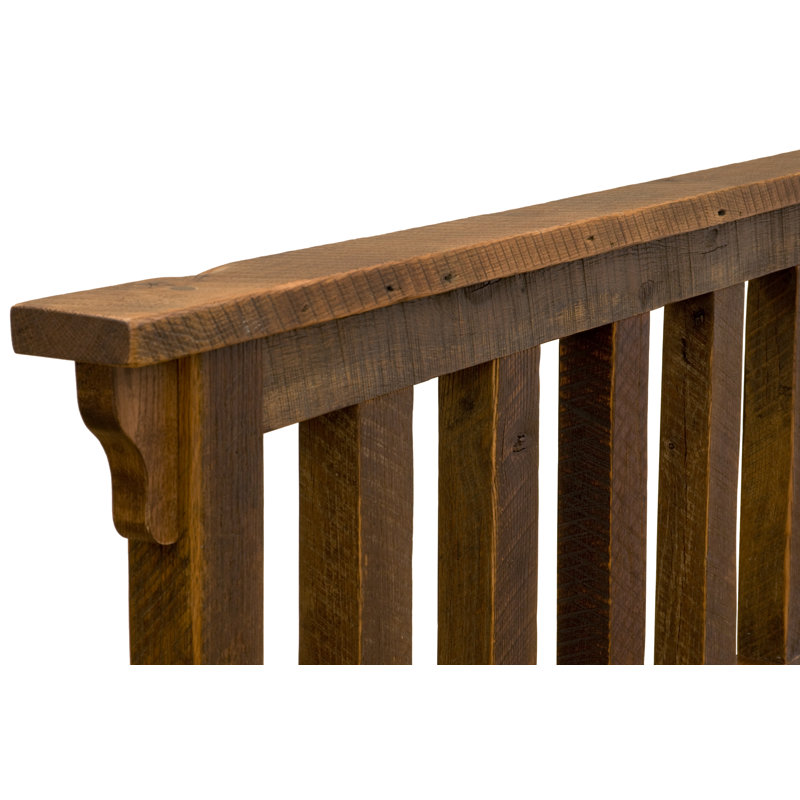 Fireside Lodge Barnwood Post Bed - Double, Full