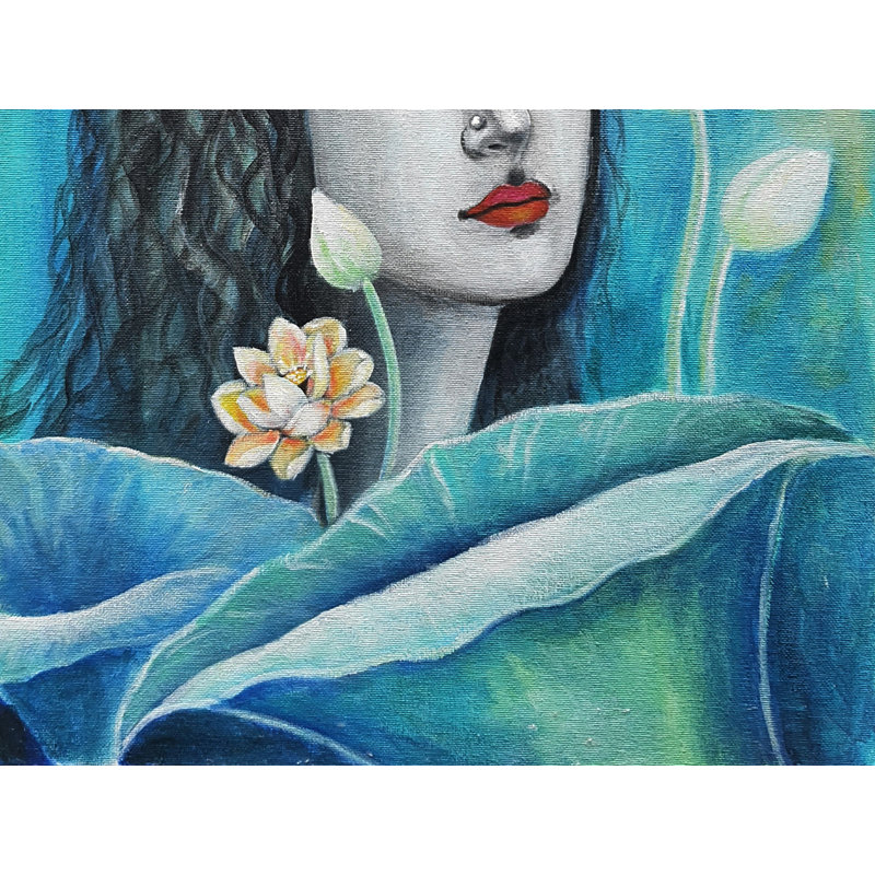 Beauté de la dame | Acrylique sur toile | Peinture de Gayatri Mavuri