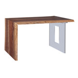 Live Edge Waterfall Reversible Desk