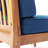 Bevelyn Acacia 5-Person Patio Seating Group with Cushions-1157164017