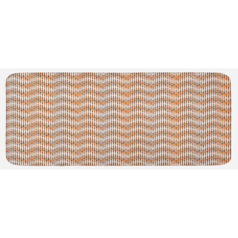Traditional Synthetic Water Resistant Kitchen Mat