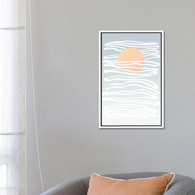 Minimal Sun Stream by Dominique Vari - Print on Canvas