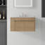 Single Bathroom Vanity with Real Wood Veneer Top-1345127933-1345127907