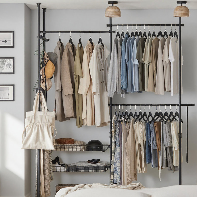 Shanitaortia Closet System, Black