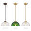 Suspension en or brossé avec verre martelé-1618266068
