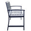 Banc en bois bleu marine pour la décoration intérieure et extérieure gracieuse-1544994987