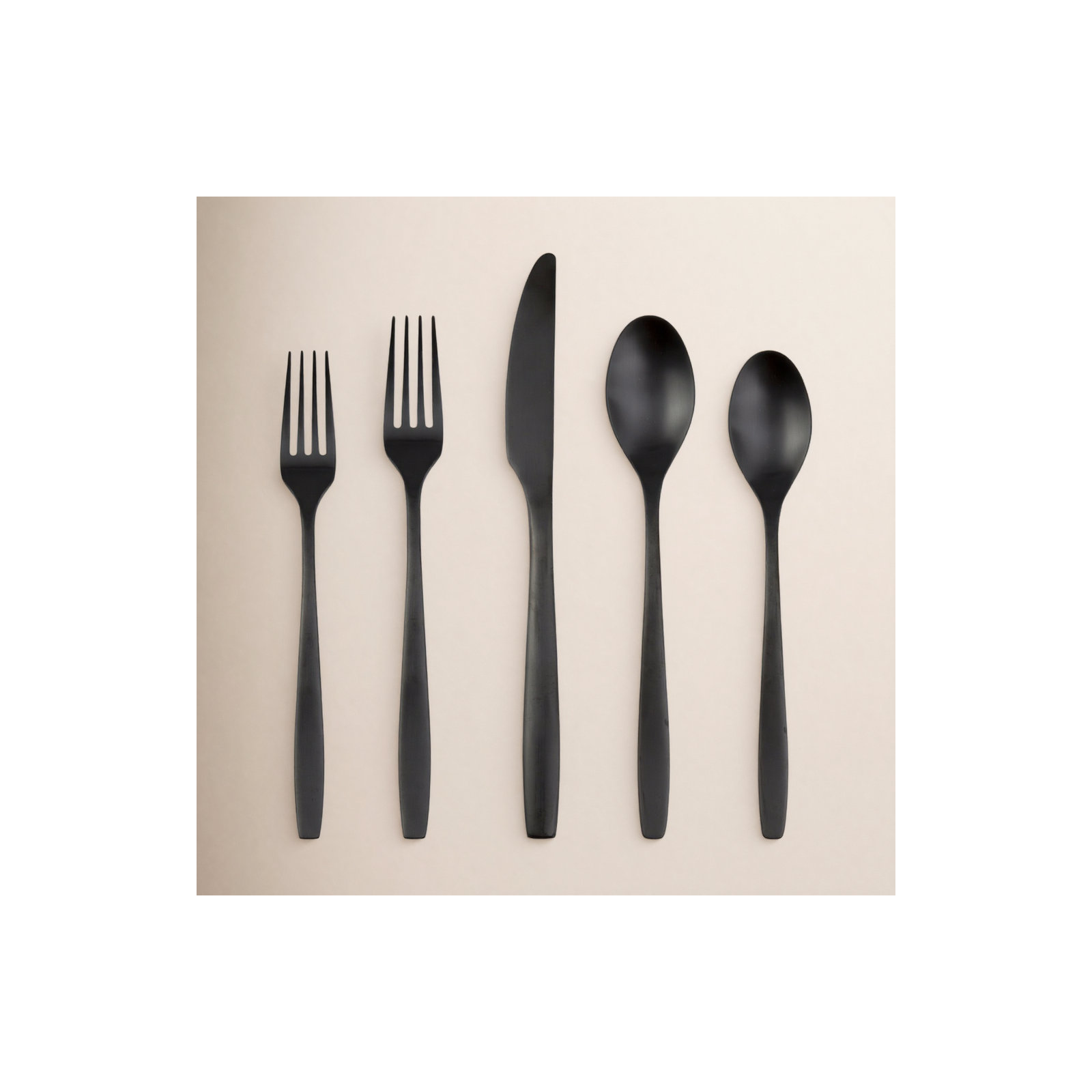 Edianna Flatware - Set of 20, Averie Black