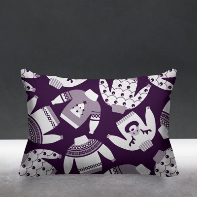 Outdoor Reversible Throw Pillow