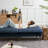 72.4" Cordury Soft Armless Futon Sofa Bed-505392182