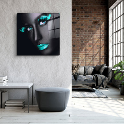 Superbe peinture décorative en verre trempé 23,6 po x 23,6 po | 100% verre trempé, épaisseur: 0,16 pouce | Impression UV pour des couleurs éclatantes | Art mural parfait pour la décoration de la maison ou du bureau, design moderne et élégant