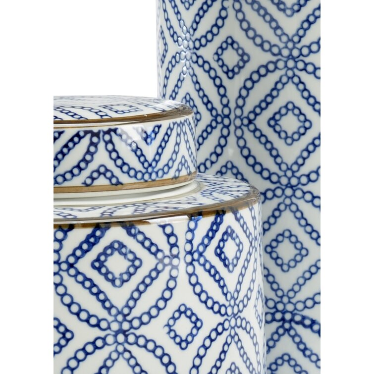 Lenox Blue Bay 3-Piece Canister Set - White