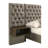 Upholstered Queen Wall Panel Bed