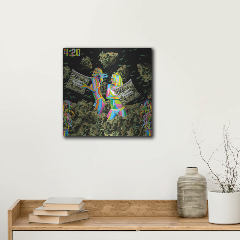 «Pillow Fight» par Bob Weer, H 12 po x l 12 po
