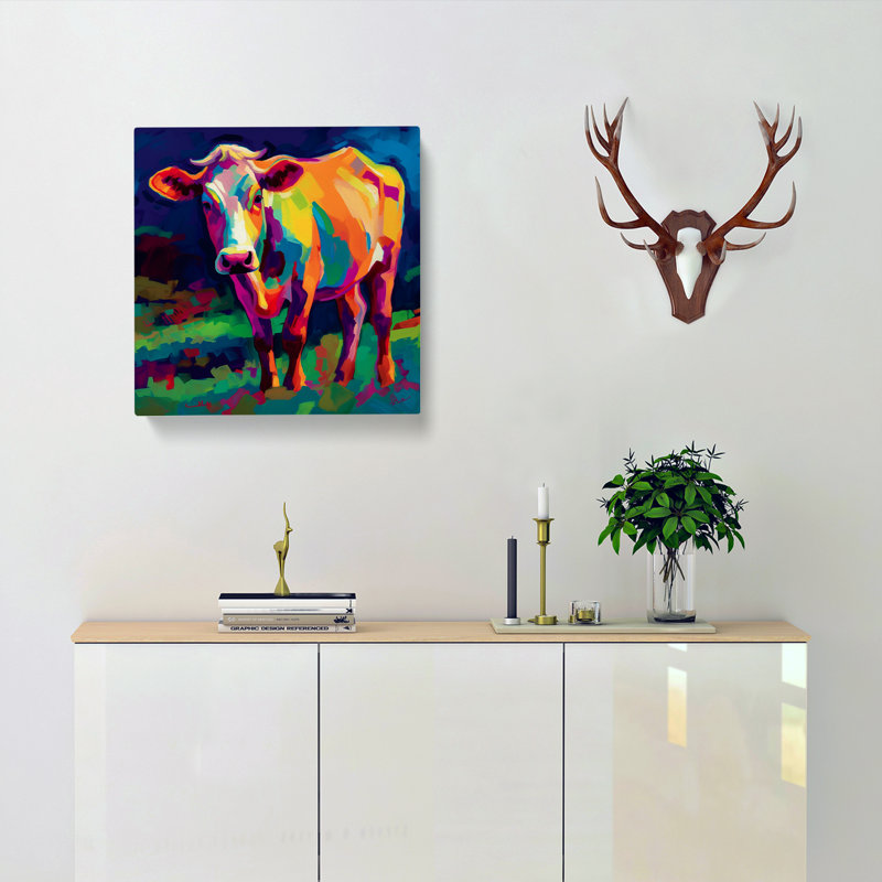 Cow Fauvism No.2 - No Frame Print