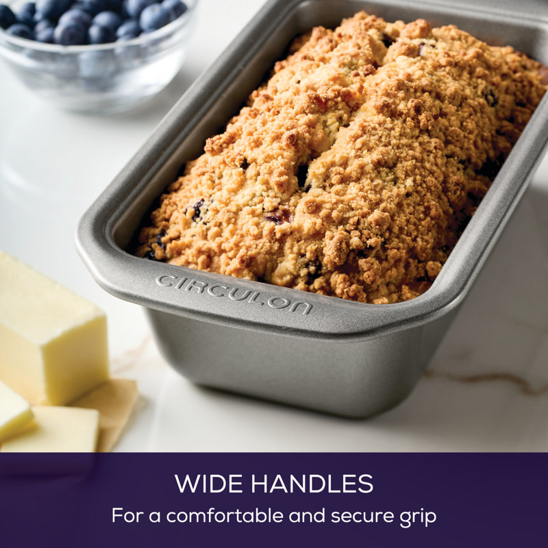 Circulon Bakeware Nonstick Bakeware Set / Baking Pans, 10 Piece, Gray