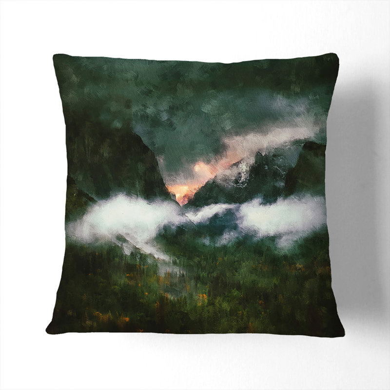 Square Cushion, 40cm H x 40cm W x 15cm D, White