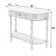 Aberdale 40'' Console Table with Marble Top