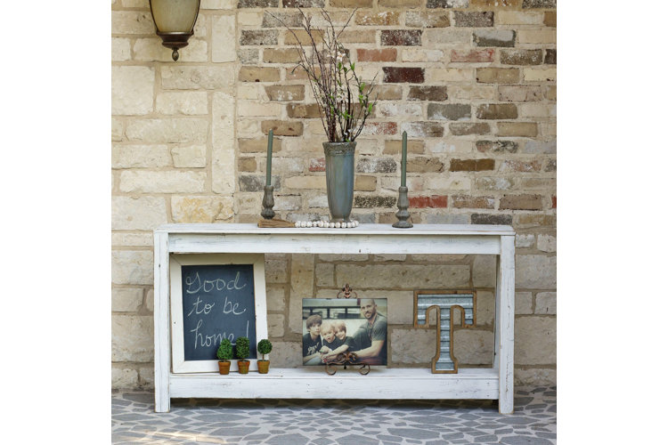 Top Narrow (under 12 in.) Rustic Console Tables