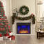 Mateas Electric Wall Mounted Fireplace Insert-494793798