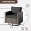 Fauteuil pivotant Wicker-1330927474