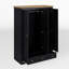 Armoire-penderie moderne à 3 portes avec 2 tiroirs, armoire avec penderie et tablettes Modern