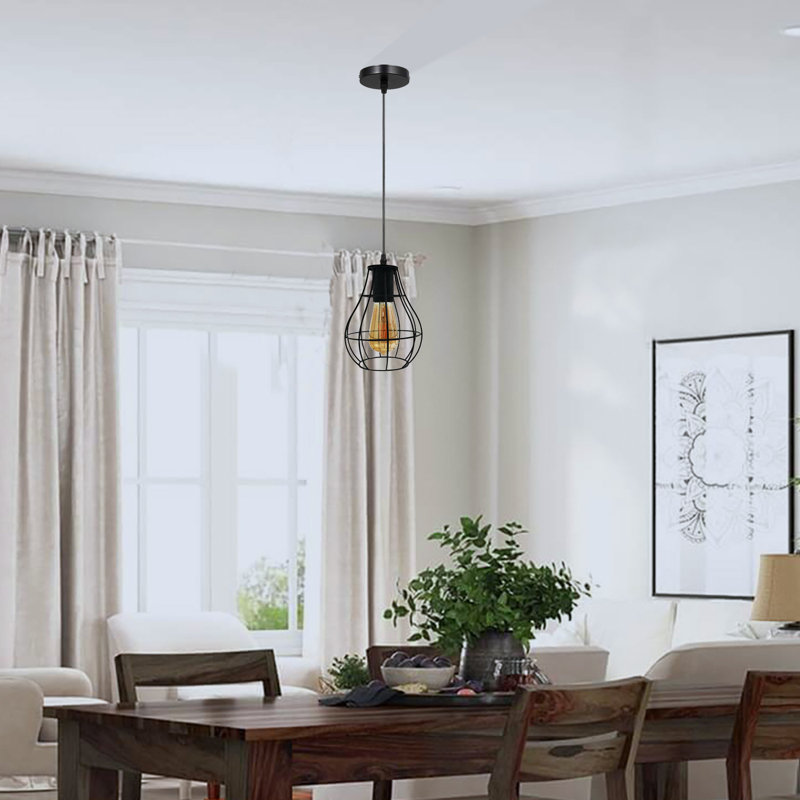 Rowdy 1 - Light Black Single Pendant