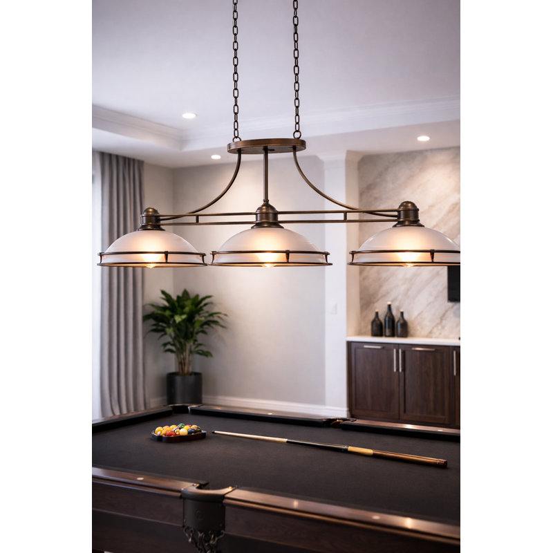 Bruhn 3 - Light Pool Table Linear Pendant By RAM Game Room