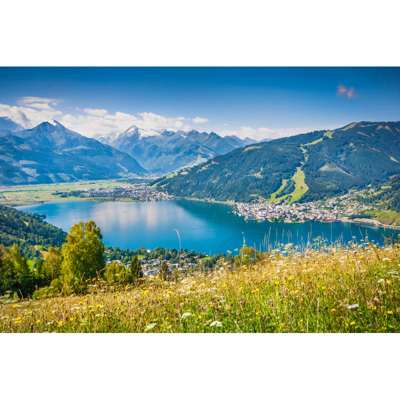 Zell Am See, Salzburger Land, Austria by Bluejayphoto - Wrapped Canvas Print, 61cm H x 91cm W