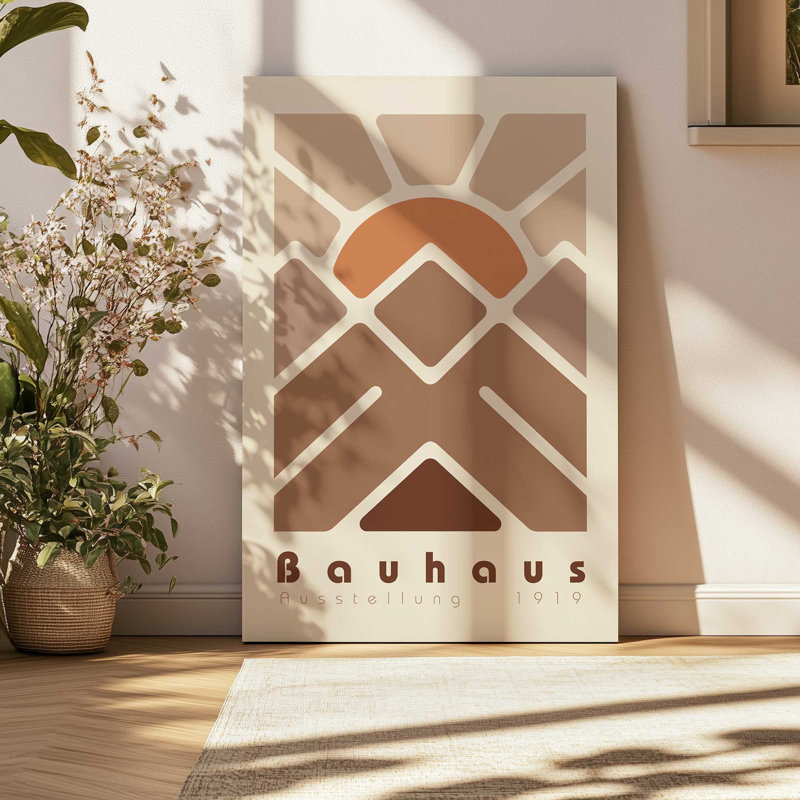 Impression sur toile Bauhaus, Toile tendue, H 30 po x l 20 po x P 1,25 po