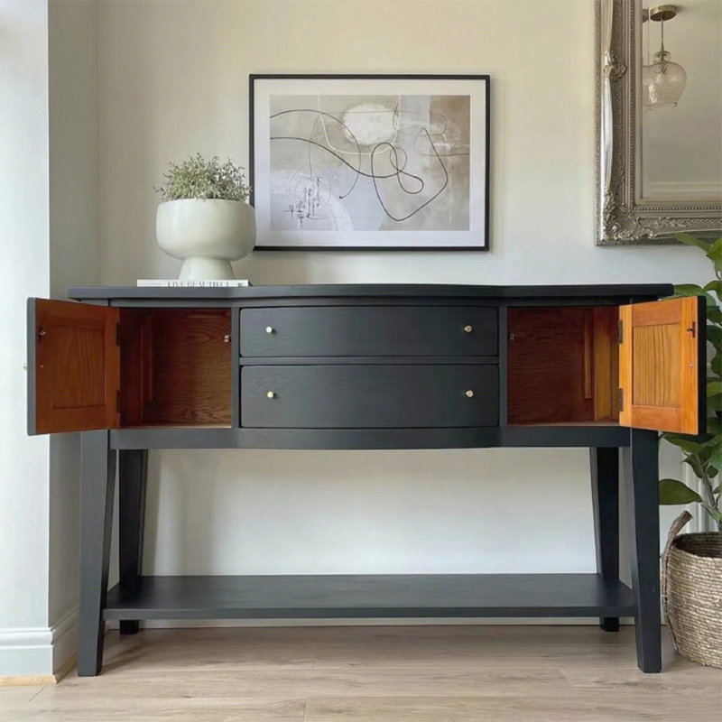 Console moderne et minimaliste pratique, H 37,8 po x l 59,06 po x P 15,75 po