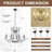 8-Light Retro Luxury Crystal Candle Chandelier