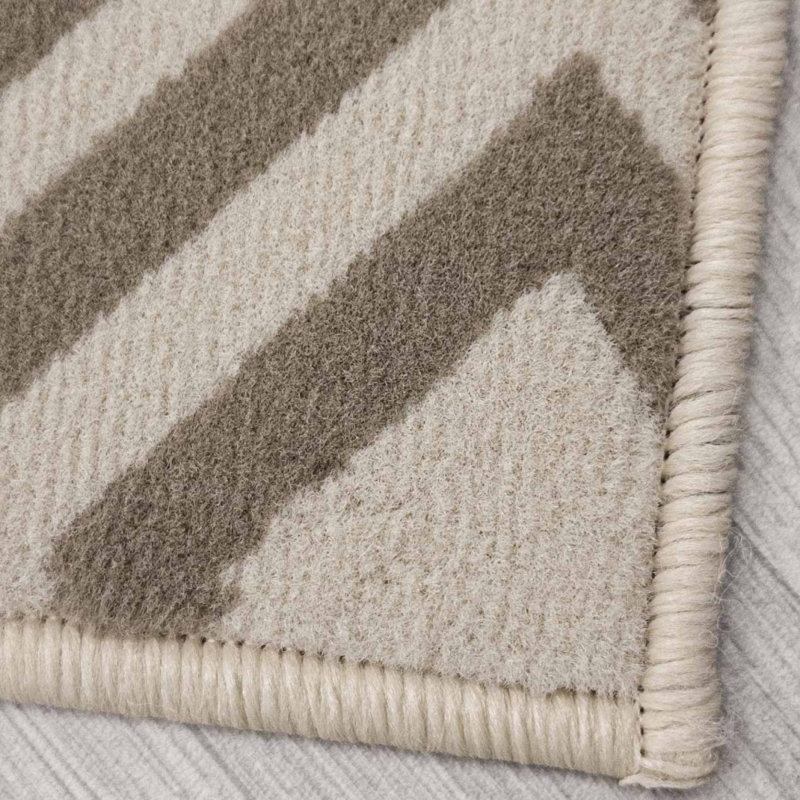 Runner Geometric Area Rug, Runner 60 x 150 cm