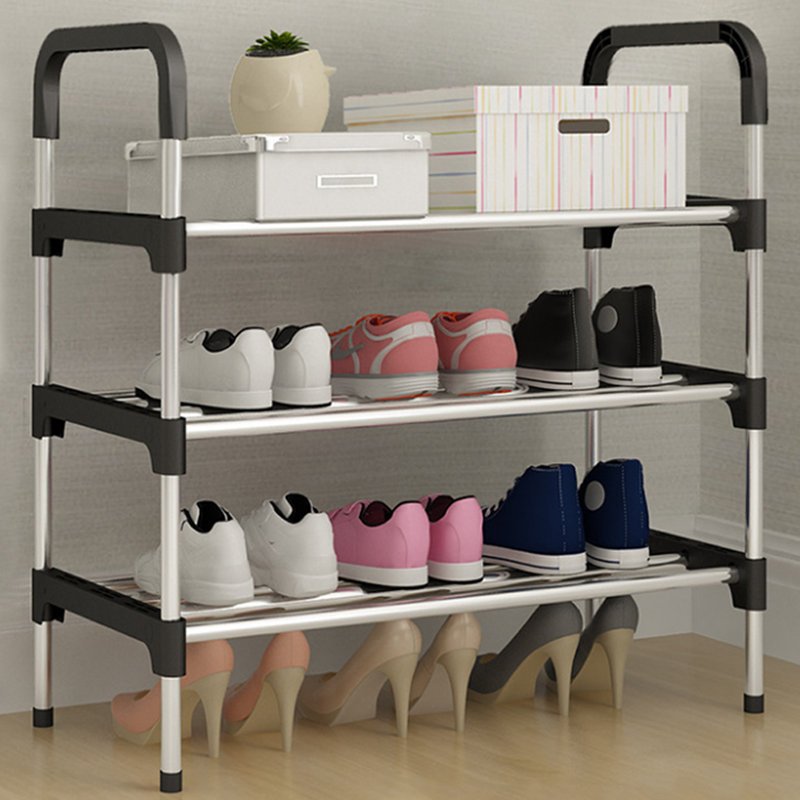 3 Tier -12 Pair Stackable Shoe Rack