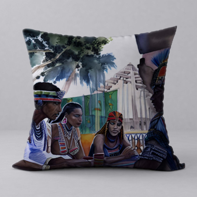 Reversible Throw Pillow