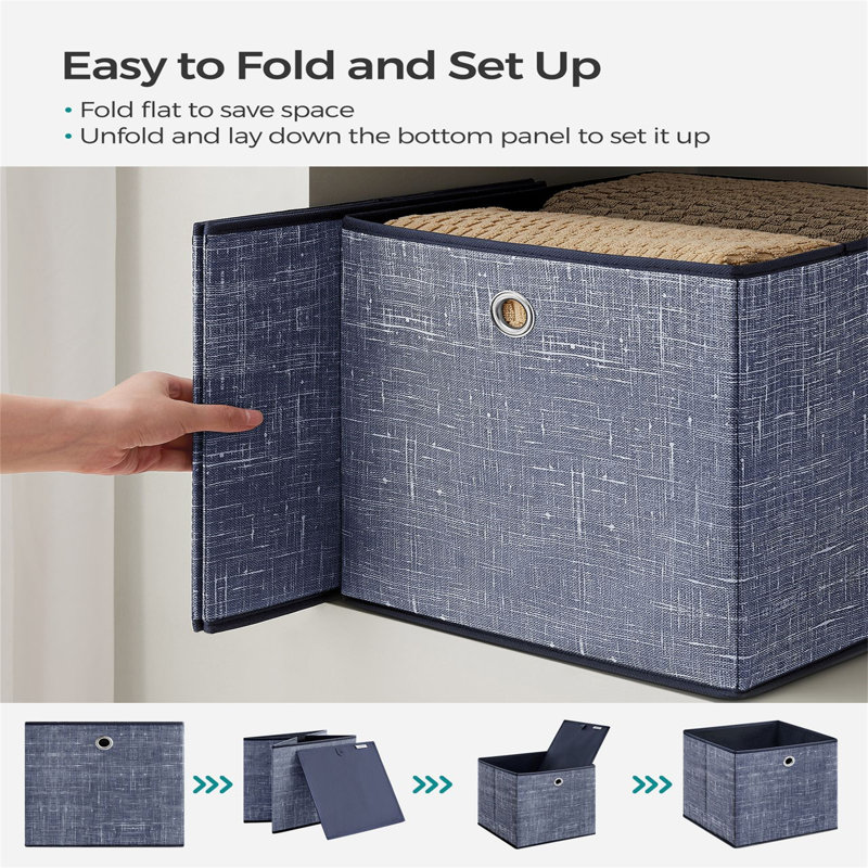 Rebrilliant Fabric Storage Bag, Blue