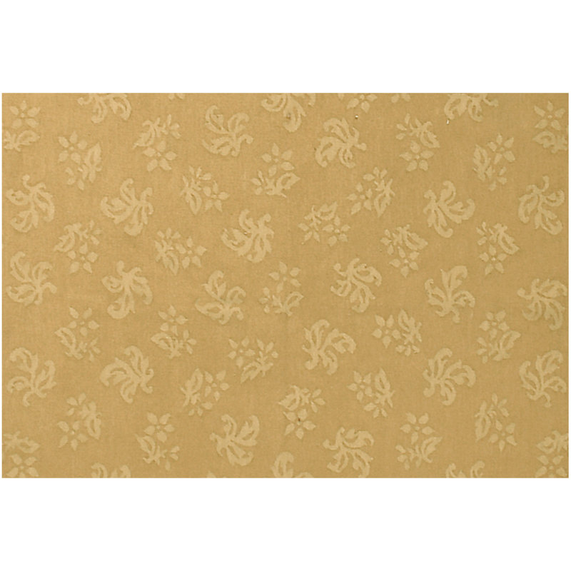 Wool Floral Area Rug, Round 6'