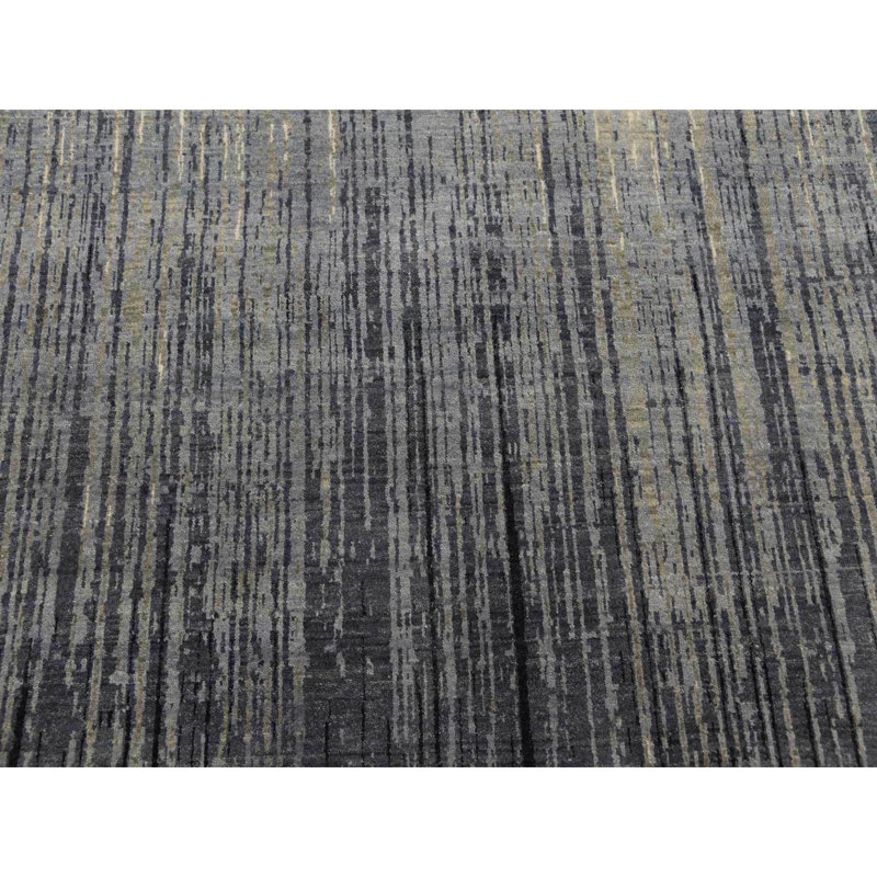 Tapis surdimensionné en laine noué à la main 12 pi 2 po x 15 pi DC5F634D3E6C45FA8CA887A5FE21200B