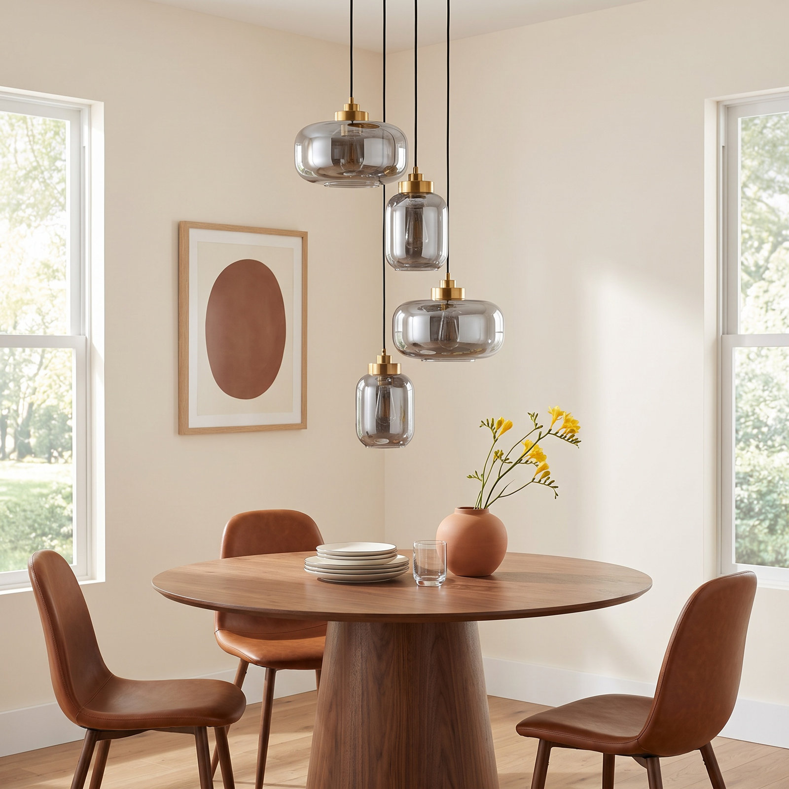 Karl Dimmable 4-Light Pendant