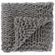 Lorenza Plastic / Acrylic Chunky Knit Throw Blanket