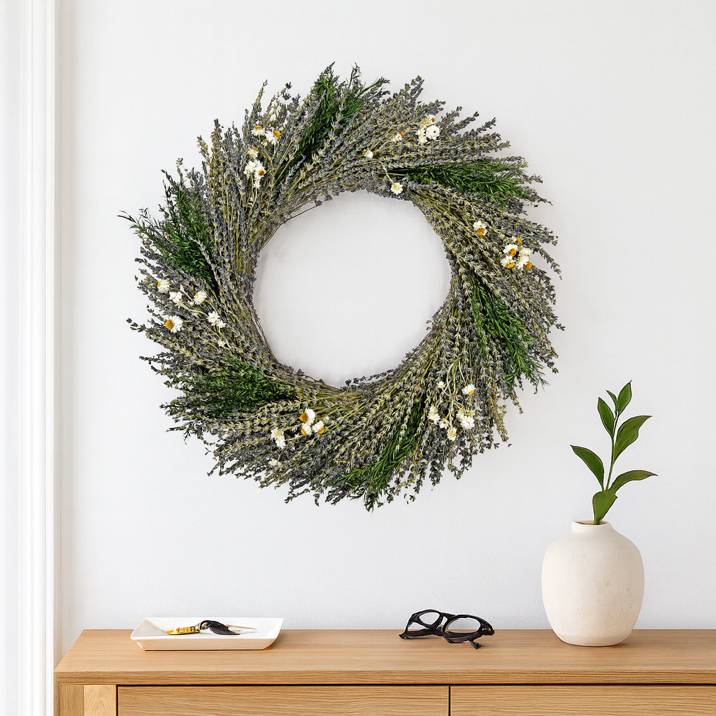21" Lavender Wreath