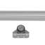 Modern Sliding Barn Closet Door Hardware Track Kit System Unit for Single Door Accessory