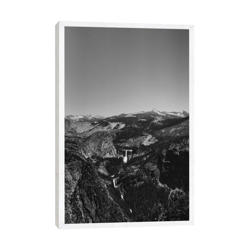Glacier Point, Yosemite National Park III by Bethany Young - Print on Canvas, 152.4cm H x 101.6cm W x 3.81cm D, White Framed
