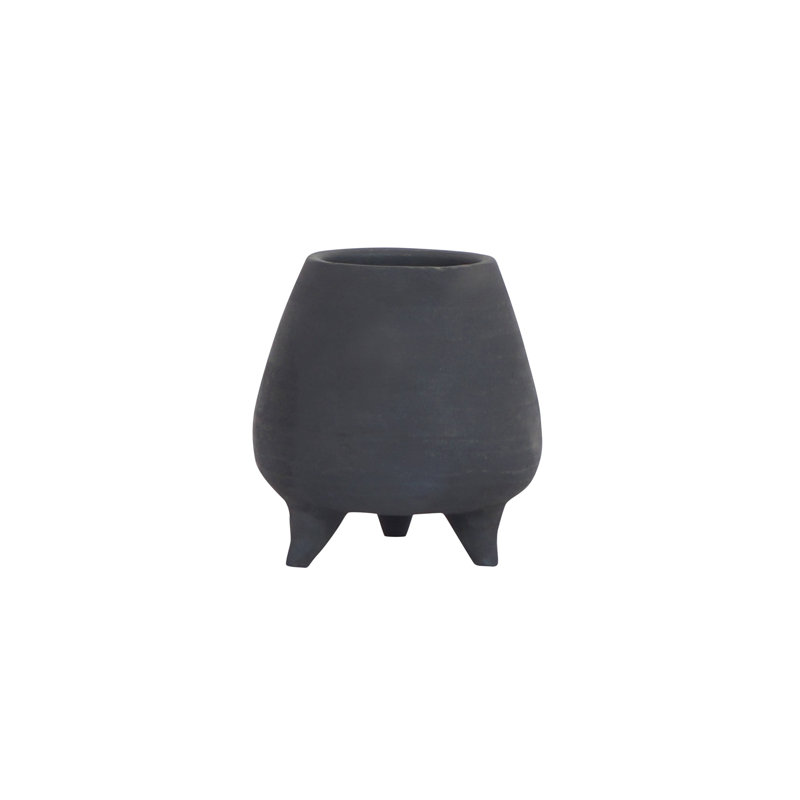 Pot à fleurs en terre cuite Heydan, H 6,25 po x l 6 po x P 6 po