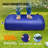 Winado Weather Resistant Plastic Drainable Dual Overflow Rain Barrel-93363790