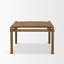 Table d'appoint carrée en bois de chêne Riven