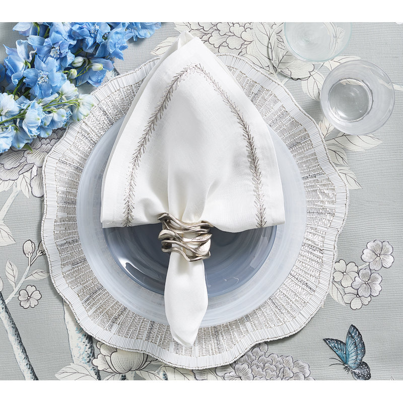 Flux Napkin Ring, Silver