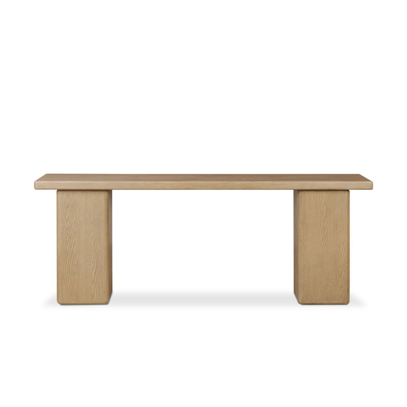 Pecos Console Table-Light Wash Oak
