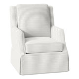 Savannah Skirted Swivel Glider