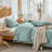 3-Piece  100% Cotton Wildflower Pattern Duvet Cover Set-109710268-109710269