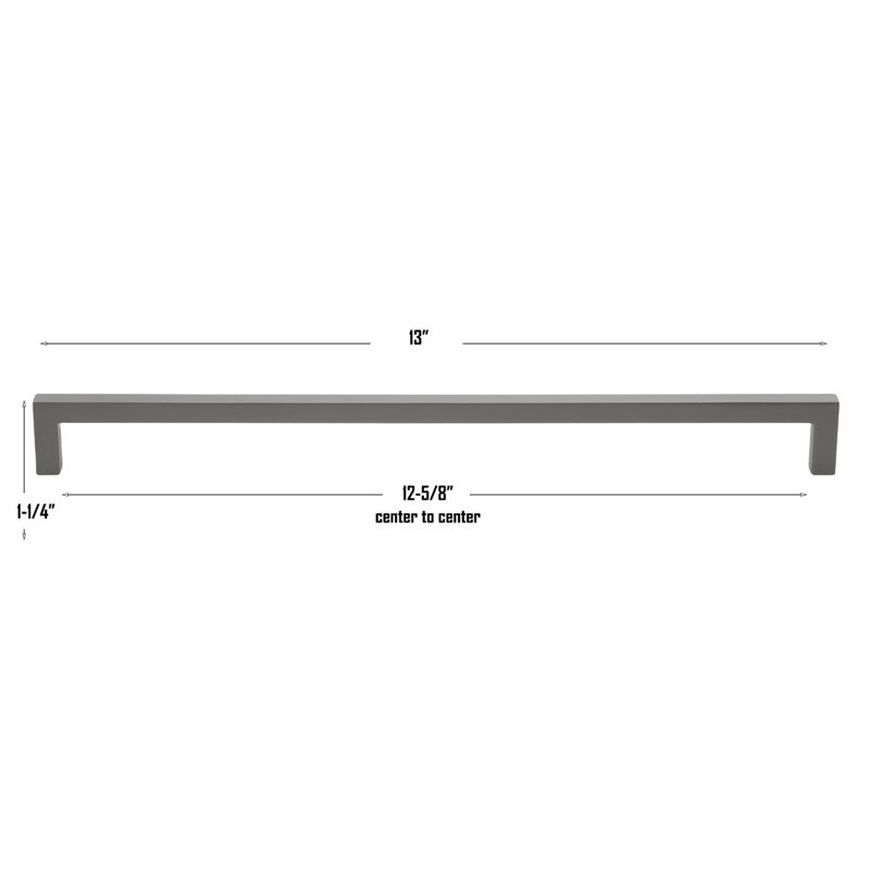 12-5/8” Centre to Centre Bar Pull, Graphite